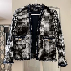 Zara tweed blazer.